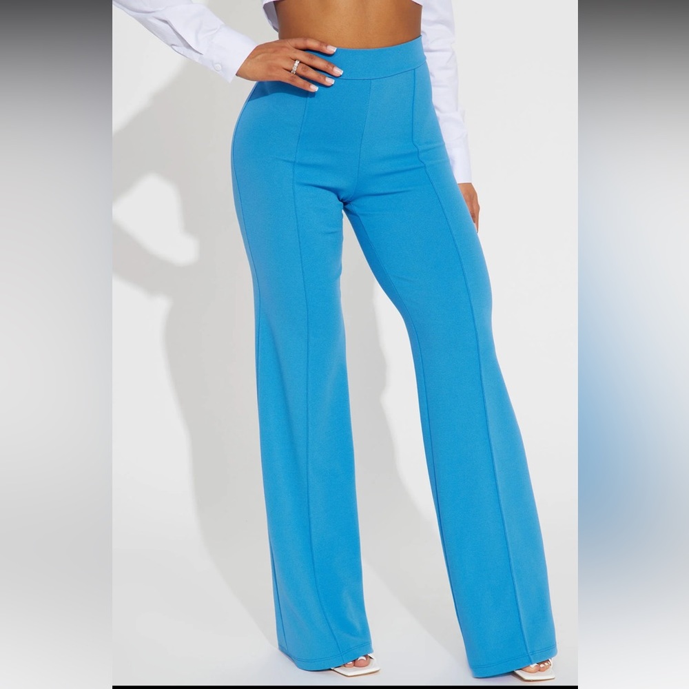 Fashion nova high waisted dress pants.